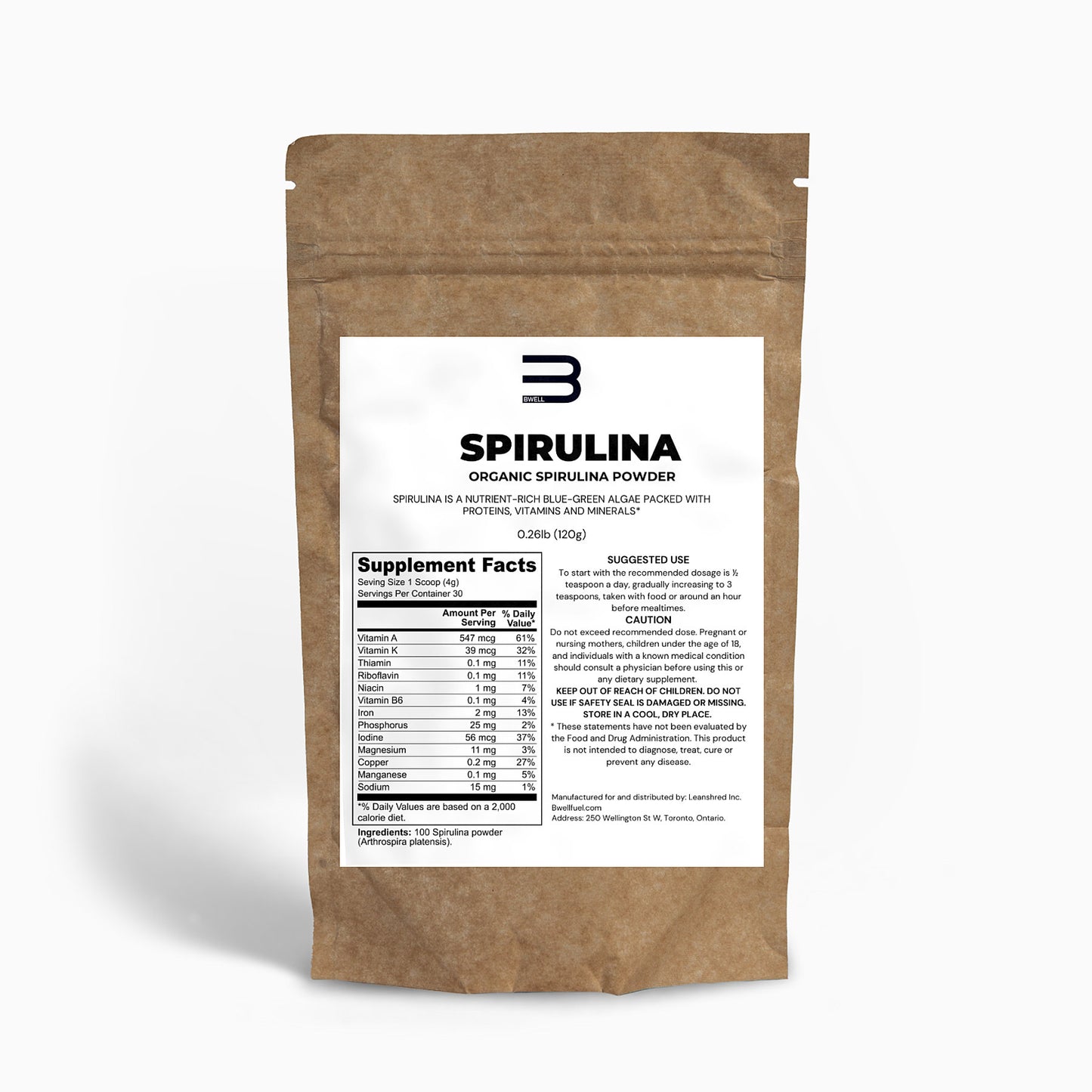 Organic Spirulina Powder